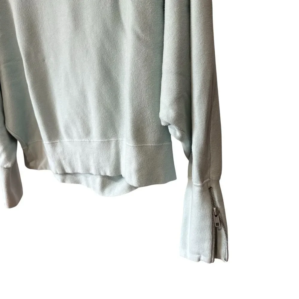 Revolve Free People Light Green Hide And Seek Sweater Long Sleeve Top